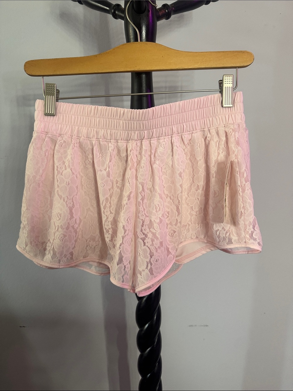 Pink Lace Sleep Shorts 1.T